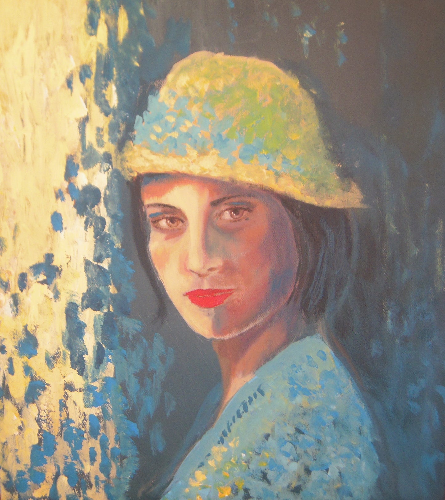 meisje met hoed Verkocht